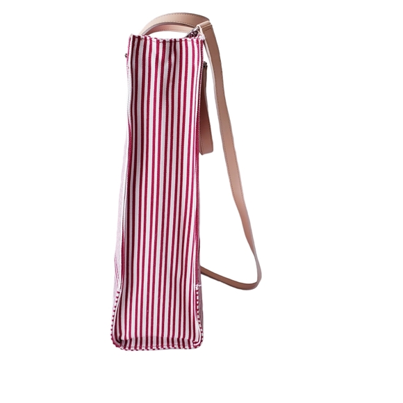 Vintage Guess Red and White Striped Tote Bag - Picture 4 of 16